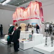 Various artists, Bridging minds, exhibition view. Courtesy of the Van Abbemuseum