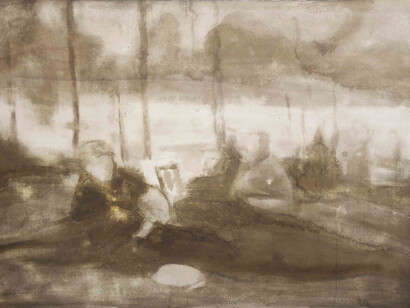 Morteza Khosravi, Series of ghosts wandering, 2021. Courtesy of Leila Heller Gallery