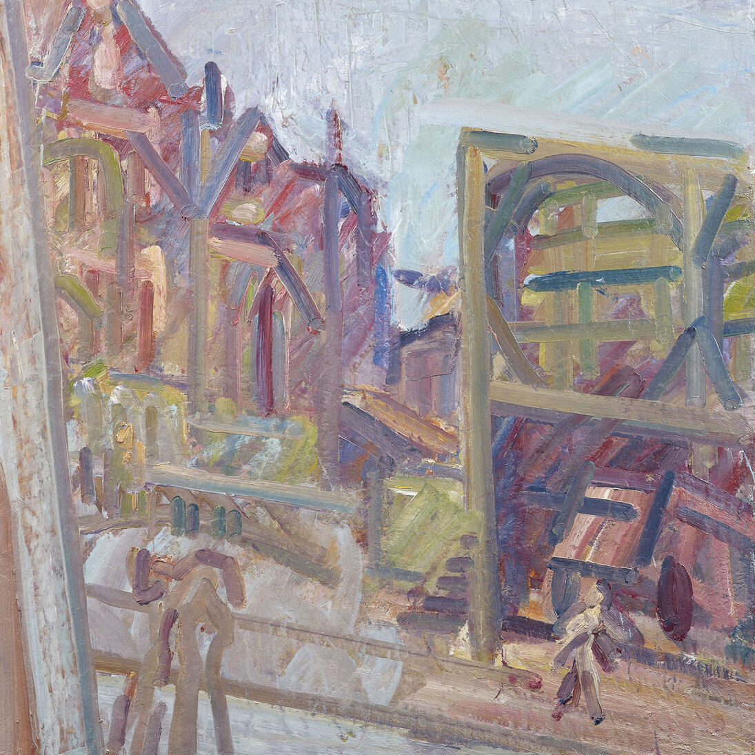 Frank Auerbach, The House, 2014-15 © Frank Auerbach, courtesy Marlborough Fine Art