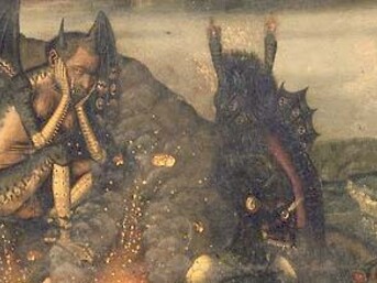 Descent of Christ into Limbo, Bartolomé Bermejo, 1475