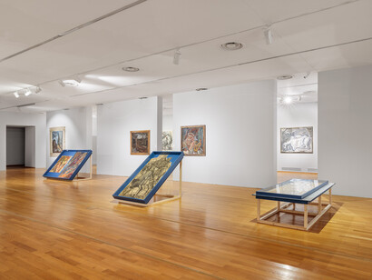 Valentin Scărlătescu, Apocalipsis cum figuris, exhibition view. Courtesy of National Museum of Contemporary Art