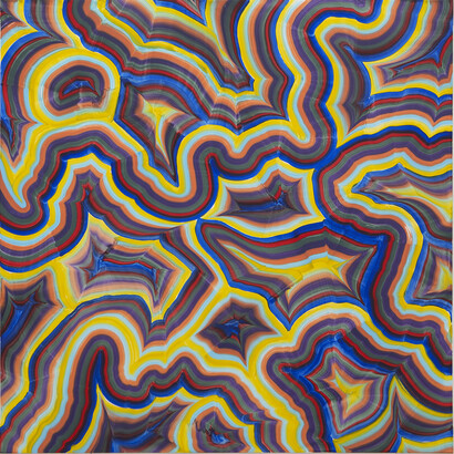 Bernard Frize, Mascile, 2014, courtesy of the artist and Simon Lee Gallery