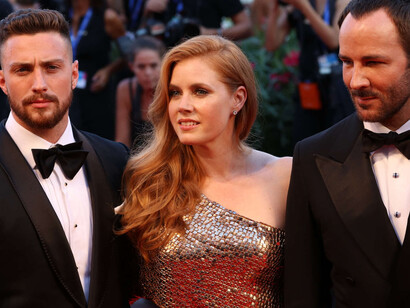 Armie Hammer, Amy Adams e Tom Ford a Venezia