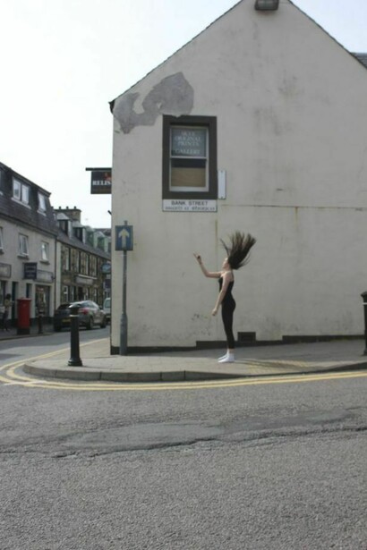 Photograph from The Nation//Live - Faith, A dancer from SkyeDance performs her personal conception of faith in Portree, Isle of Skye, © National Galleries of Scotland and Atlas Arts 2013
