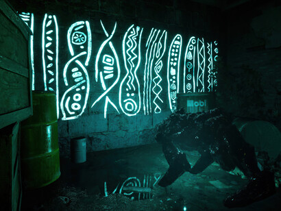 Sahej Rahal, Distributed mind test (detail), 2024. Courtesy of Galerie Rudolfinum