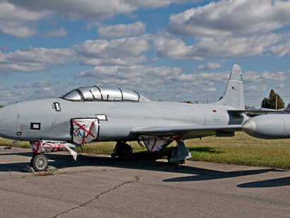 Canadair T-33 #263. Courtesy of Jet Aircraft Museum