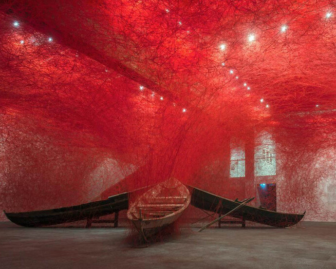 Chiharu Shiota. Courtesy of KODE