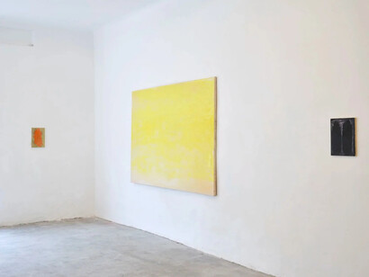 Gérard Traquandi, Peintures & dessins, vue d'exposition. Avec l'aimable autorisation de la Galerie Laurent Godin