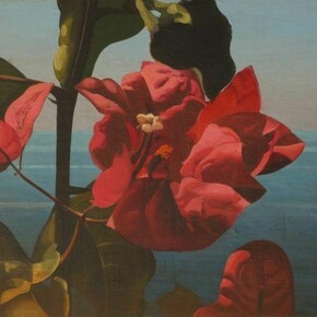 Behi Shamiri, Bouganvillées II, 2013, olio su tela, 46 x 61 cm