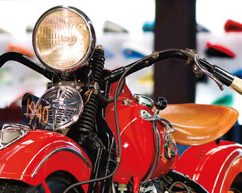The Motorcycle Gallery: 1903-1940s. Courtesy of Harley-Davidson Museum