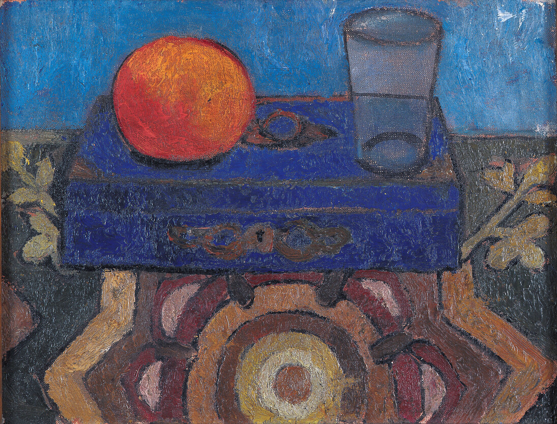 Paula Modersohn-Becker, Natura morta con cofanetto blu, 1907, Paula-Modersohn-Becker-Stiftung, Bremen