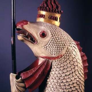 The Dacre Dolphin, unknown, 1507-1525, England. Museum no. W.9:1 to 5-2000. © Victoria and Albert Museum, London