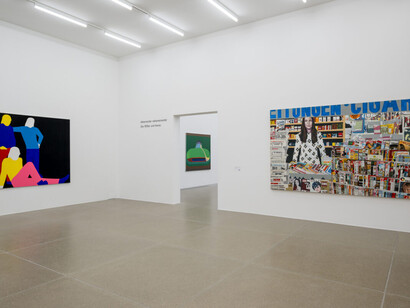 Verschiedene künstler, Miteinander nebeneinander. Die 1970er und Aarau, ausstellungsansicht. Mit freundlicher genehmigung des Aargauer Kunsthauses