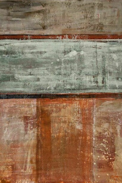 Charles Conrardy, Tuscan Wall III, Mixed Media on Canvas, 48" x 36"