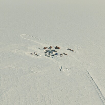 Vista aerea del LDC camp. Credit©PNRA IPEV