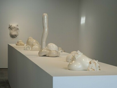 Sharon Engelstein. Ever to Find, Exhibition view. Courtesy of Wilding Cran Gallery 