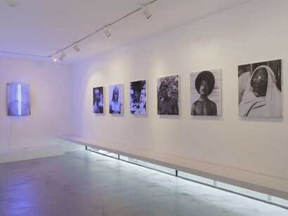 Brook Andrew, Exhibition view. Courtesy of galerie Nathalie Obadia