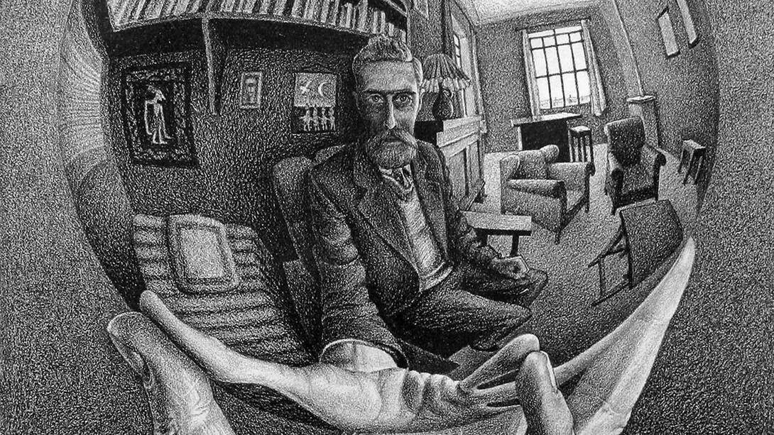M.C. Escher, Hand with reflecting sphere