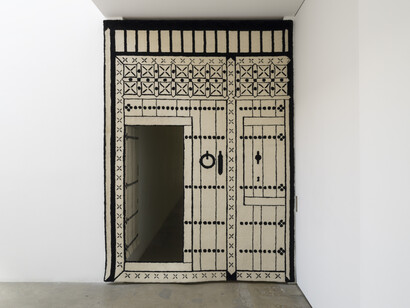 Slavs and Tatars, Hang Don't Cut, installation view, Tanya Bonakdar Gallery, Los Angeles, 2023, photo by Jeff Mclane. Courtesy of the artist and Tanya Bonakdar Gallery, New York / Los Angeles