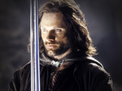 Aragorn, legítimo rey de Gondor, coprotagonista de las tres novelas de El Señor de los Anillos