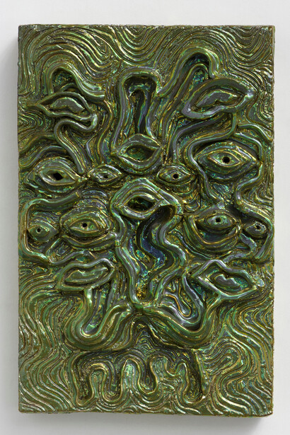 Julia Kunin, After Jakovits, 2014, Ceramic, 15 x 10 x 3 inches