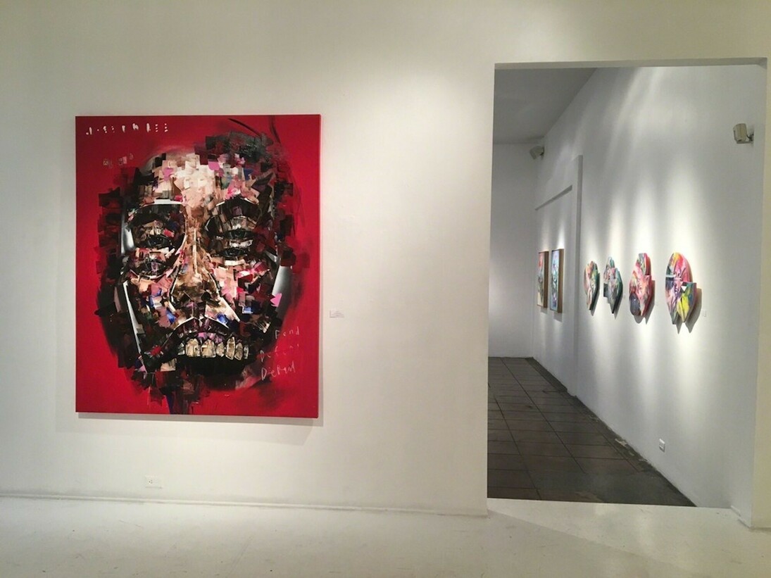 Hueman & Joseph Lee, Exhibition view. Courtesy of KP Projects