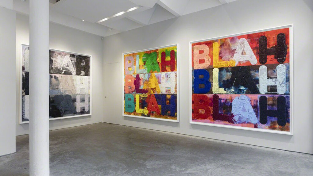 Mel Bochner, Recent Prints. Courtesy of Carolina Nitsch