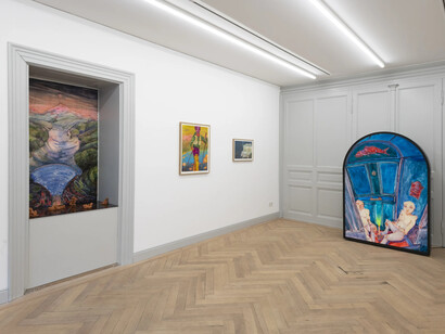 Andriu Deplazes, Nasse augen, ausstellungsansicht. Mit freundlicher genehmigung von Galerie Peter Kilchmann