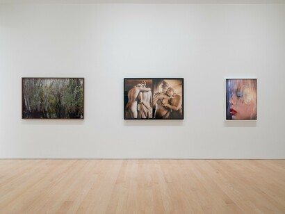 Various artists, Art for a safe and healthy California, exhibition view. Courtesy of Gagosian Gallery