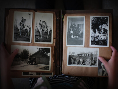 Álbum de fotos familiares