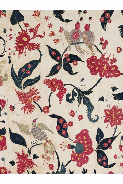 Wall hanging (detail), cotton appliqué, Gujarat for the Western market, 1700 © Victoria and Albert Museum, London