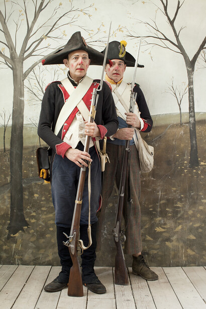 Paolo Ventura, Il disertore, particolare, 2013, stampa fotografica, 4 elementi, cad. 40 x 60 cm