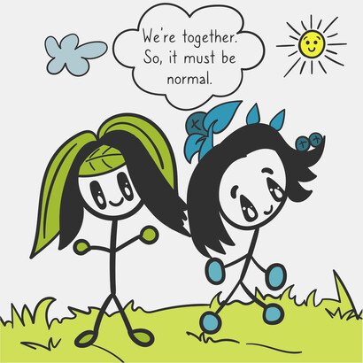 The Leaf Gurl explores the themes of friendship, imagination and plant life