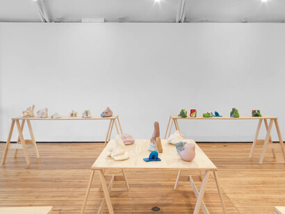 Elsa Sahal, Pulp and polish: an homage to Ken Price, exhibition view. Courtesy of Nathalie Karg Gallery