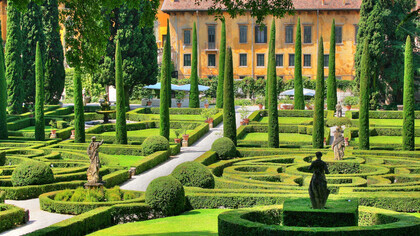 Verona, Giardino Giusti, il giardino della nonna, nel quale Francesca Marzotto Caotorta ha imparato a camminare