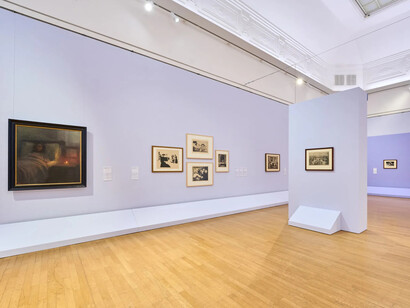 Edvard Munch, Angst, ausstellungsansicht. Mit freundlicher genehmigung der Kunstsammlungen Chemnitz