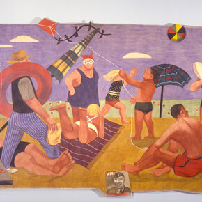 Gertrude Goodrich, Scenes of American life (beach), 1941-1947. Courtesy of SAAM
