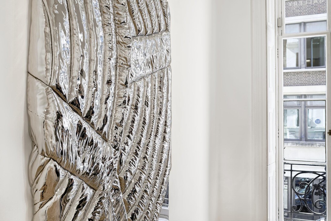 Joel Morrison, ‘Steel Life Crisis’ at Almine Rech Gallery in London 17.04 - 16.05.2015, Photo: Alex Delfanne, Courtesy of the Artist and Almine Rech Gallery