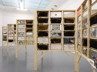 Anna Boghiguian, Exhibition view. Courtesy of Carrè d'Art