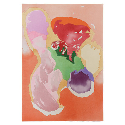 Leslie Baum, a garden in a vase: 8.2.21 2022, 2022, acrylic on canvas, 31.5x22 inches. Courtesy of the artist and Andrew Rafacz
