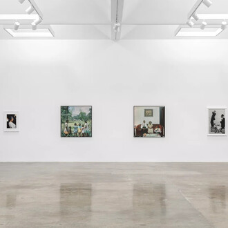 Gordon Parks' works, exhibition view. Courtesy of Pace Gallery