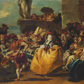 Pio Abad, The Minuet, oil on canvas attributed to Giovanni Domenico Tiepolo, sequestered by the Republic of the Philippines and subsequently sold by Christie's on the 11th of January 1991.