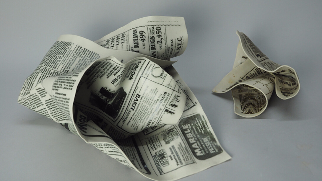 Kimiyo Mishima, The New York Times, Wednesday, April 7th, 1982, 1982. Courtesy of Dai Ichi Arts