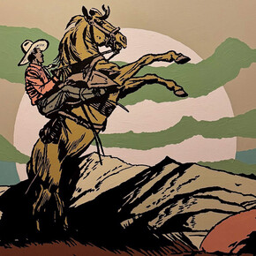 Cyrus Walker, Fly low, 2024. Courtesy of West Chelsea Contemporary