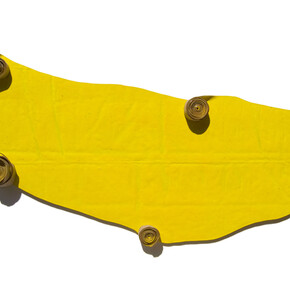 Group Show, Els cinc sentits (Xavier Escribà), 2011, acrílico sobre tela, 275x115x14 cm