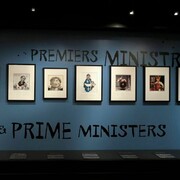 Aislin: 50 Years of Cartoons, Exhibition view. Courtesy of McCord Museum
