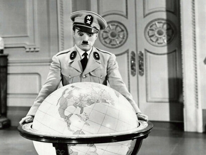 Charlie Chaplin, The Great Dictator (1940). The world is not divided up: it is contested, pressured, and, when necessary, bent