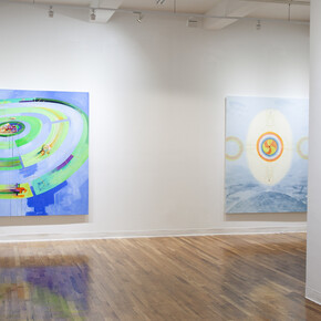 Emily Cheng, Intercodex, 2023, installation view. Courtesy the artist and VillageOneArt, NYC