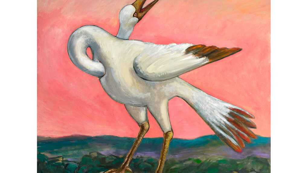 Roland Topor, En soi-même, 1994, acrylique sur toile, 100 x 70 cm, courtesy of Alberto Ricci