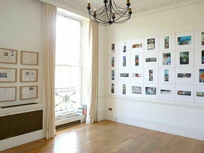 Installation View, from left: Manuscripts; omote-gami